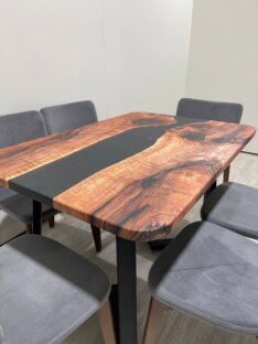 Стол кухонный обеденный прямоугольный дизайнерский лофт THETABLE 120х80 3.8/1.1