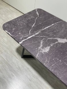 Стол кухонный обеденный прямоугольный дизайнерский лофт THETABLE RU 250х100 2.12/3.1