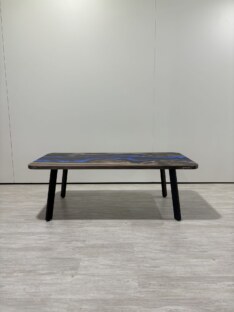 Стол журнальный прямоугольный дизайнерский лофт THETABLE RU 140х80 4.8/5.1