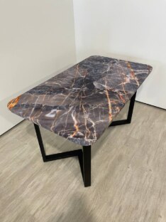 Стол кухонный обеденный прямоугольный дизайнерский лофт THETABLE RU 220х90 2.26/3.1 Стол кухонный обеденный прямоугольный дизайнерский лофт THETABLE RU 220х90 2.26/3.1