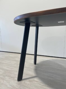 Стол кухонный обеденный овальный дизайнерский лофт THETABLE RU 160х80 4.5/4.1 Стол кухонный обеденный овальный дизайнерский лофт THETABLE RU 160х80 4.5/4.1