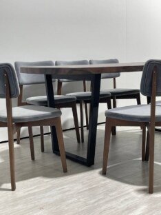 Стол кухонный обеденный евро дизайнерский лофт THETABLE RU 160х80 6.4/2.1