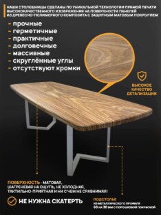Стол кухонный обеденный евро дизайнерский лофт THETABLE RU 250х100 8.13/3.2 Стол кухонный обеденный евро дизайнерский лофт THETABLE RU 250х100 8.13/3.2