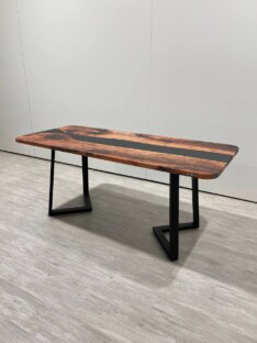 Стол кухонный обеденный прямоугольный дизайнерский лофт THETABLE 180х80 3.8/1.1