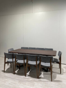 Стол кухонный обеденный прямоугольный дизайнерский лофт THETABLE RU 120х80 6.4/1.1