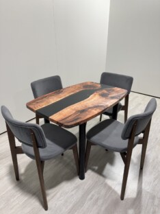 Стол кухонный обеденный евро дизайнерский лофт THETABLE RU 102х69 3.8/11.1