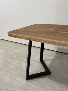 Стол кухонный обеденный прямоугольный дизайнерский лофт THETABLE RU 120х80 8.13/1.1