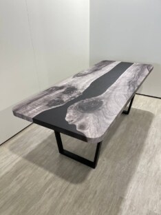 Стол кухонный обеденный прямоугольный дизайнерский лофт THETABLE RU 200х90 3.40/2.1