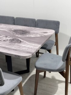 Стол кухонный обеденный прямоугольный дизайнерский лофт THETABLE RU 250х100 3.27/3.1 Стол кухонный обеденный прямоугольный дизайнерский лофт THETABLE RU 250х100 3.27/3.1