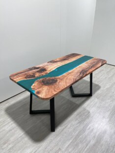Стол кухонный обеденный прямоугольный дизайнерский лофт THETABLE RU 160х80 3.14/1.1
