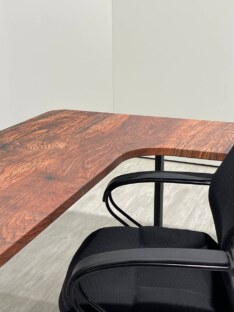 Стол компьютерный угловой дизайнерский лофт THETABLE 160х110 1.10/3.1