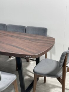 Стол кухонный обеденный евро дизайнерский лофт THETABLE RU 160х80 6.4/2.1