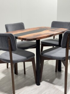 Стол кухонный обеденный евро дизайнерский лофт THETABLE RU 102х69 3.8/11.1