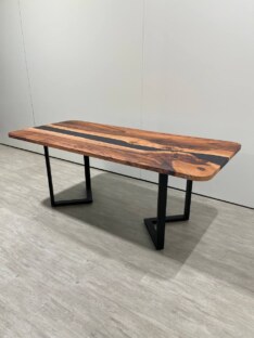 Стол кухонный обеденный прямоугольный дизайнерский лофт THETABLE RU 250х100 5.8/3.1 Стол кухонный обеденный прямоугольный дизайнерский лофт THETABLE RU 250х100 5.8/3.1