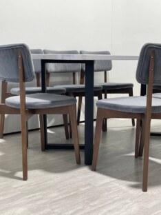 Стол кухонный обеденный прямоугольный дизайнерский лофт THETABLE RU 160х80 2.21/3.1