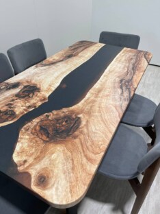 Стол кухонный обеденный прямоугольный дизайнерский лофт THETABLE RU 160х80 3.25/1.1