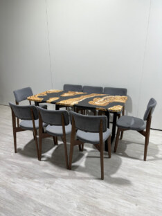 Стол кухонный обеденный прямоугольный дизайнерский лофт THETABLE RU 160х80 2.73/2.1 Стол кухонный обеденный прямоугольный дизайнерский лофт THETABLE RU 160х80 2.73/2.1