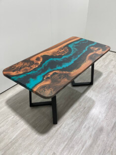 Стол кухонный обеденный прямоугольный дизайнерский лофт THETABLE RU 160х80 4.5/1.1 Стол кухонный обеденный прямоугольный дизайнерский лофт THETABLE RU 160х80 4.5/1.1