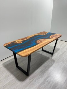 Стол кухонный обеденный прямоугольный дизайнерский лофт THETABLE RU 180х80 4.1/2.1 Стол кухонный обеденный прямоугольный дизайнерский лофт THETABLE RU 180х80 4.1/2.1