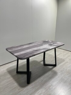 Стол кухонный обеденный прямоугольный дизайнерский лофт THETABLE RU 160х80 3.27/1.1 Стол кухонный обеденный прямоугольный дизайнерский лофт THETABLE RU 160х80 3.27/1.1