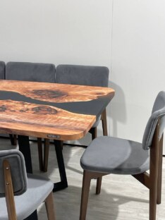 Стол кухонный обеденный прямоугольный дизайнерский лофт THETABLE RU 220х90 3.12/1.1 Стол кухонный обеденный прямоугольный дизайнерский лофт THETABLE RU 220х90 3.12/1.1