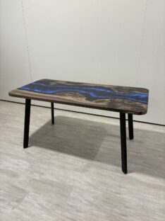 Стол кухонный обеденный прямоугольный дизайнерский лофт THETABLE RU 160х80 4.8/4.1