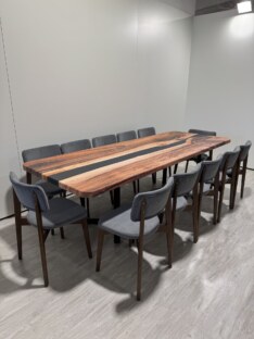 Стол кухонный обеденный прямоугольный дизайнерский лофт THETABLE RU 250х100 5.8/3.1 Стол кухонный обеденный прямоугольный дизайнерский лофт THETABLE RU 250х100 5.8/3.1