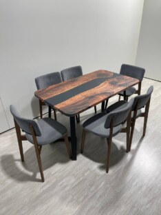 Стол кухонный обеденный прямоугольный дизайнерский лофт THETABLE RU 140х80 3.1/1.1 Стол кухонный обеденный прямоугольный дизайнерский лофт THETABLE RU 140х80 3.1/1.1