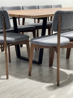 Стол кухонный обеденный прямоугольный дизайнерский лофт THETABLE RU 250х100 8.14/2.1