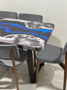 Стол кухонный обеденный прямоугольный дизайнерский лофт THETABLE RU 160х80 4.17/2.1 Стол кухонный обеденный прямоугольный дизайнерский лофт THETABLE RU 160х80 4.17/2.1