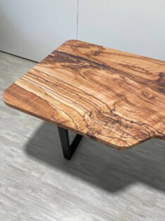 Стол компьютерный с вырезом дизайнерский лофт THETABLE RU 200х90 1.18/2.1