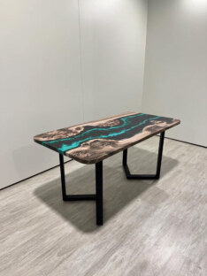 Стол кухонный обеденный прямоугольный дизайнерский лофт THETABLE RU 120х80 4.13/3.1