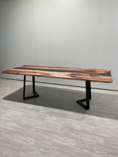 Стол кухонный обеденный прямоугольный дизайнерский лофт THETABLE RU 250х100 3.12/1.1 Стол кухонный обеденный прямоугольный дизайнерский лофт THETABLE RU 250х100 3.12/1.1