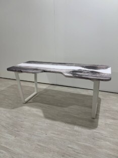 Стол компьютерный с вырезом дизайнерский лофт THETABLE RU 180х80 3.23/2.2