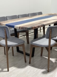 Стол кухонный обеденный евро дизайнерский лофт THETABLE RU 250х100 3.32/2.1