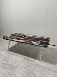 Стол журнальный прямоугольный дизайнерский лофт THETABLE RU 140х80 4.20/7.2