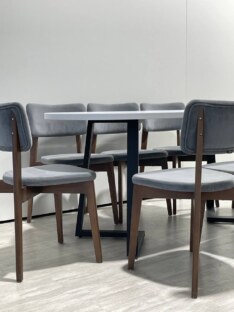 Стол кухонный обеденный овальный дизайнерский лофт THETABLE RU 220х90 2.23/1.1 Стол кухонный обеденный овальный дизайнерский лофт THETABLE RU 220х90 2.23/1.1