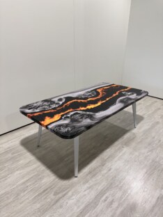 Стол журнальный прямоугольный дизайнерский лофт THETABLE RU 120х80 4.20/7.2