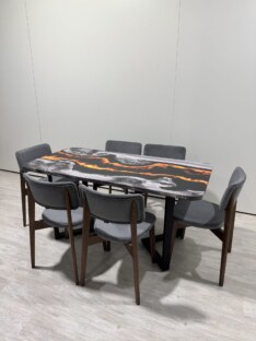 Стол кухонный обеденный прямоугольный дизайнерский лофт THETABLE RU 180х80 4.20/3.1 Стол кухонный обеденный прямоугольный дизайнерский лофт THETABLE RU 180х80 4.20/3.1