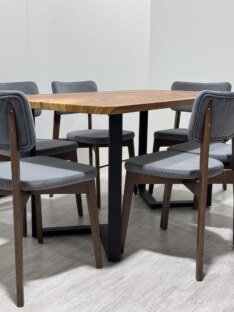 Стол кухонный обеденный прямоугольный дизайнерский лофт THETABLE RU 160х80 9.7/3.1 Стол кухонный обеденный прямоугольный дизайнерский лофт THETABLE RU 160х80 9.7/3.1