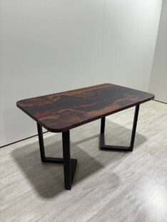 Стол кухонный обеденный прямоугольный дизайнерский лофт THETABLE 180х80 4.21/3.1