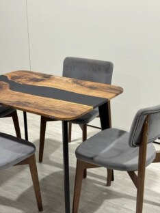 Стол кухонный обеденный 100х70 см прямоугольный THETABLE RU 3.0/20.1