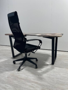 Стол компьютерный с вырезом дизайнерский лофт THETABLE 160х80 3.19/2.1