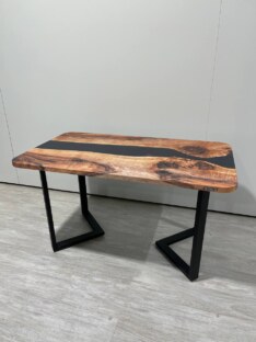 Стол кухонный обеденный прямоугольный дизайнерский лофт THETABLE 160х80 3.12/3.1