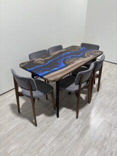 Стол кухонный обеденный прямоугольный дизайнерский лофт THETABLE RU 140х80 4.8/6.1