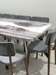 Стол кухонный обеденный прямоугольный дизайнерский лофт THETABLE RU 250х100 3.23/1.2 Стол кухонный обеденный прямоугольный дизайнерский лофт THETABLE RU 250х100 3.23/1.2
