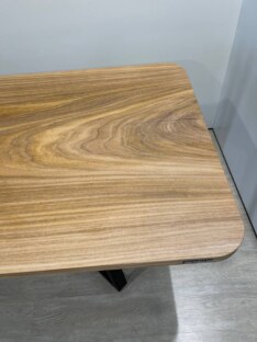 Стол кухонный обеденный прямоугольный дизайнерский лофт THETABLE RU 200х90 8.13/1.1