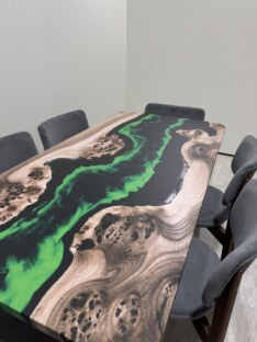 Стол кухонный обеденный прямоугольный дизайнерский лофт THETABLE RU 120х80 4.14/6.1