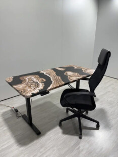 Стол компьютерный с подъемным механизмом дизайнерский лофт THETABLE 120х80 2.71/14.1