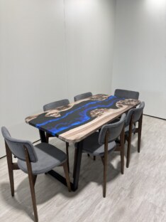 Стол кухонный обеденный прямоугольный дизайнерский лофт THETABLE RU 160х80 4.12/2.1